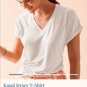 Tommy Bahama Kauai Jersey T-Shirt, white size large